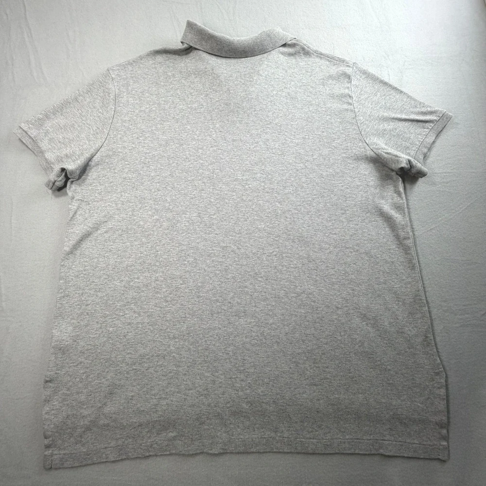 Polo Ralph Lauren Men's Gray Custom Fit Polo Shirt Sz XXL Short Sleeve